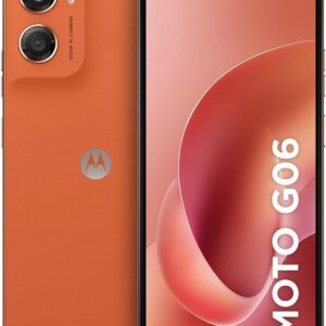 Smartphone Motorola Moto g06-128GB 12GB (4GB RAM + 8GB Ram Boost) e Camera 50MP com AI Bateria de 5200 mAh Tela 6.9" - Laranja