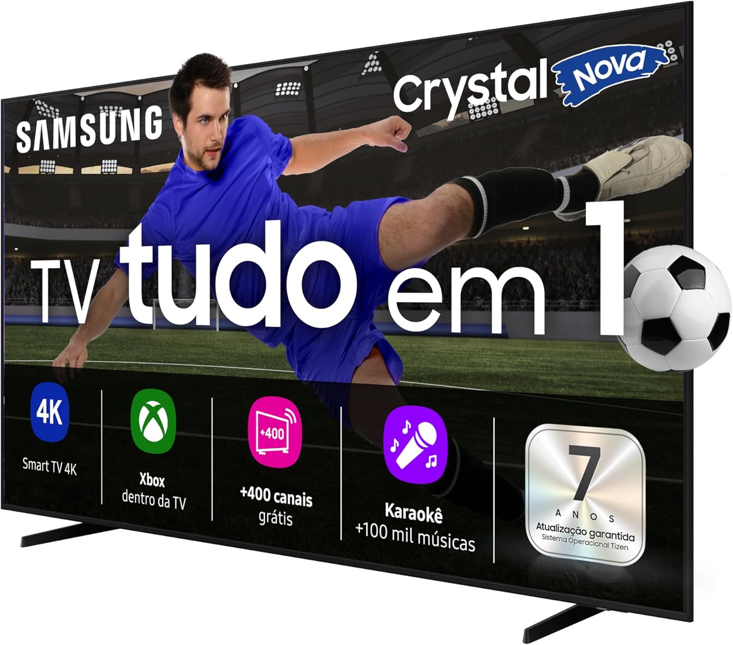 Samsung Smart TV 55" Crystal UHD 4K U8100F 2025