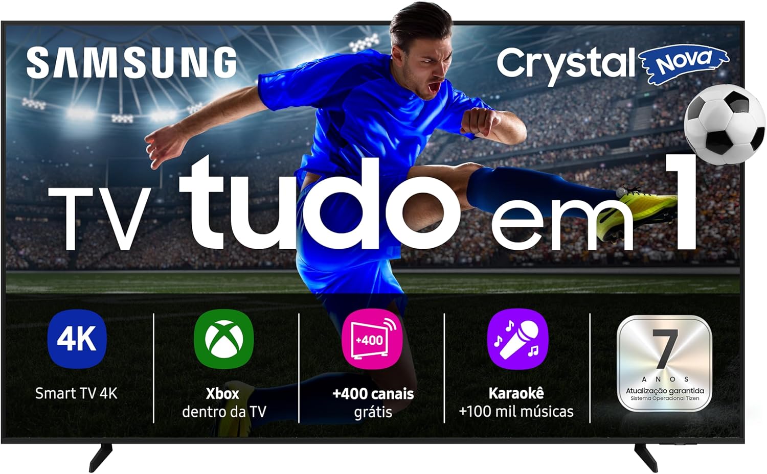 Samsung Smart TV 55" Crystal UHD 4K U8100F 2025 - Imagem 4