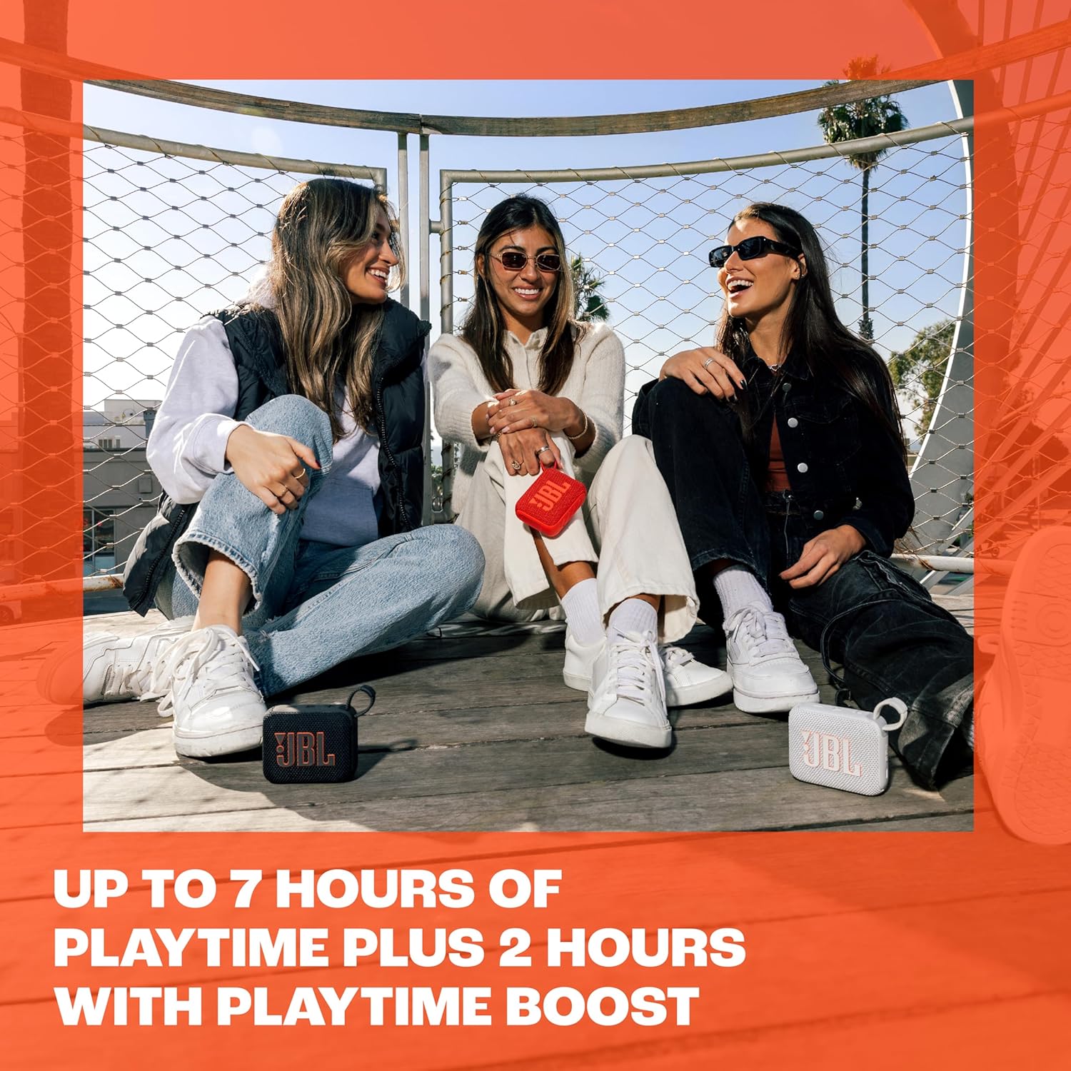 JBL, Caixa de Som, Go 4, Bluetooth, Portátil, Auracast, À Prova D'água e Poeira - Preta - Imagem 2