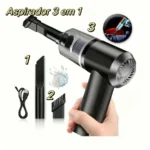Aspirador e Soprador Portátil 4 em 1 - Alta Potência e Multifuncional para Limpeza Completa