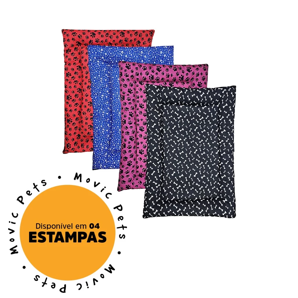 Cama Colchonete Almofada para Cachorro ou Gato Pet Pequeno Médio e Grande Lavável com Zíper - Imagem 3