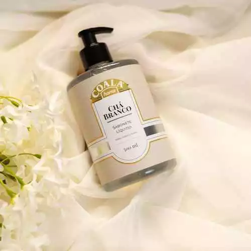 Kit 3 Unidades Sabonete Líquido Chá Branco 500 ml - Imagem 2