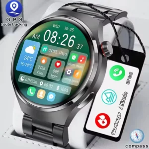 Relógio M18 Inteligente GPS Rastreamento Bússola Das Mulheres Dos Homens Tela De Toque Completa Es