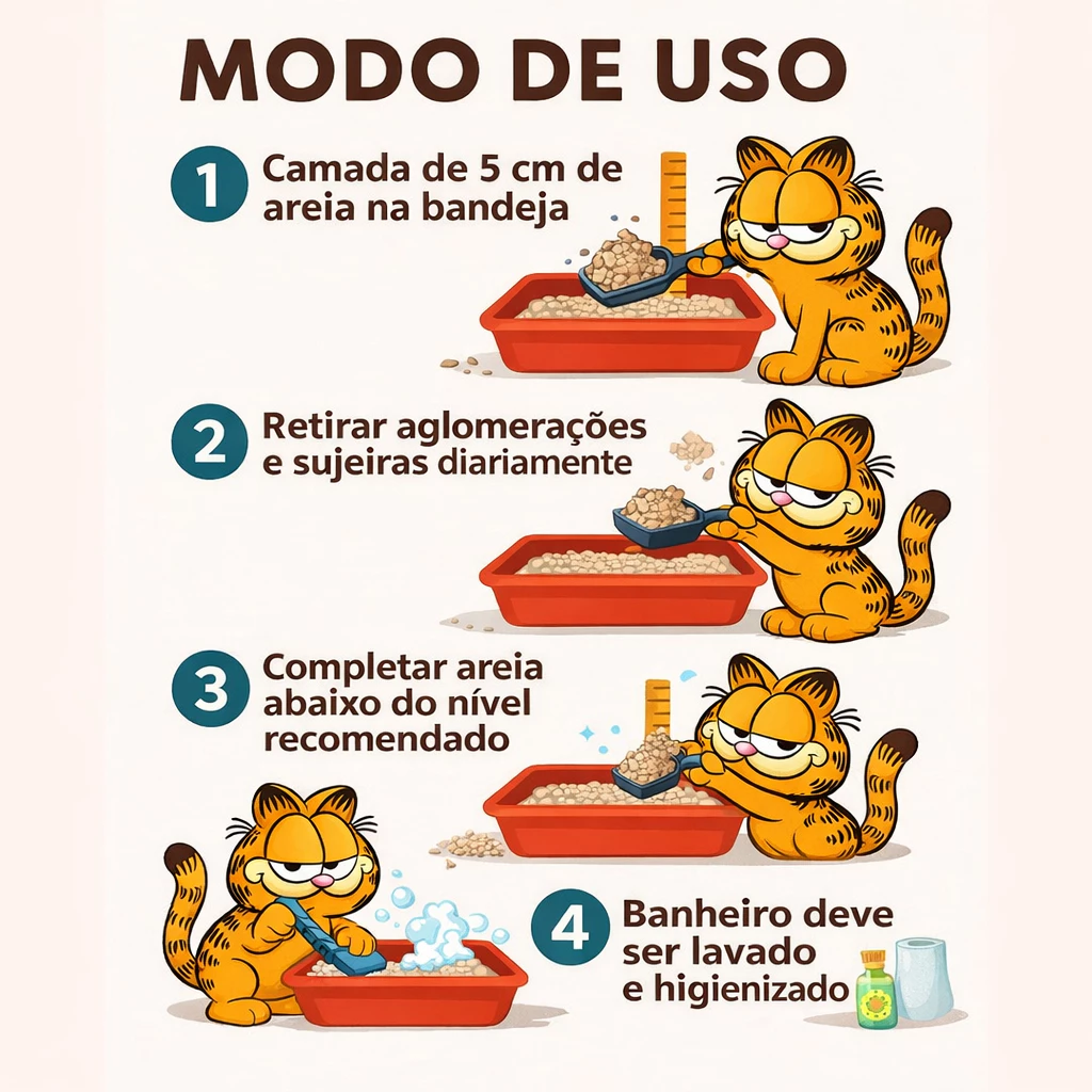 Kit 5 Areias Sanitárias POP STAR 20kg – Premium, Alta Absorção e Controle de Odores - Imagem 3