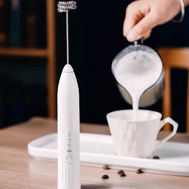 Batedor Misturador Mixer Elétrico para Bebidas Leite Café Clara de Ovo 2 em 1 - Imagem 2