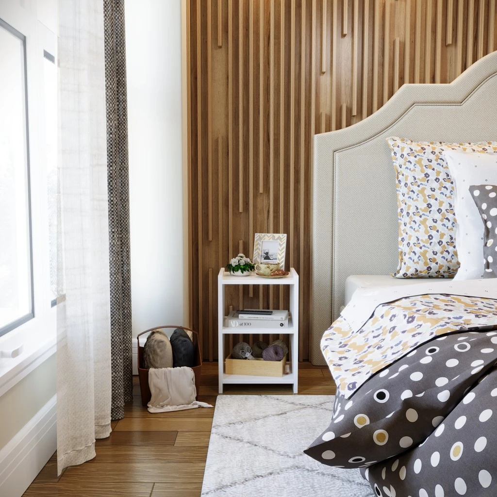 Mesa de Cabeceira Retro para Quarto Casal ou Solteiro Nicho Decoração América - Imagem 2