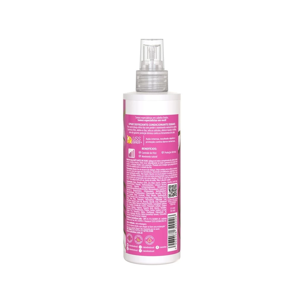 Meu Liso Demais Defrizante Spray Protetor Térmico 240ml - Imagem 2