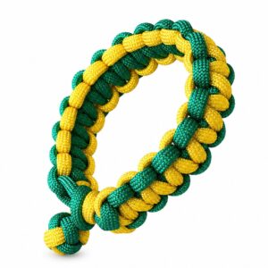 Bracelete COPA 2026 Pulseira Paracord 550 ORIGINAL Jetasolutions - Modelo Solimon Aperto Ajustável Cores Customizáveis
