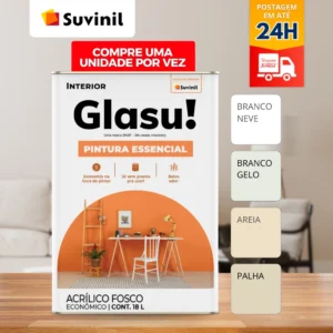 Glasu Essential Acrylic Paint 18 Liters Suvinil Colors